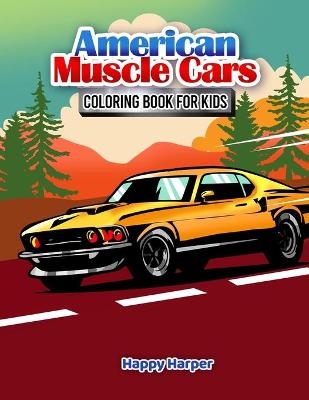 Muscle Cars Coloring Book - Harper Hall