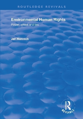 Environmental Human Rights - Jan Hancock