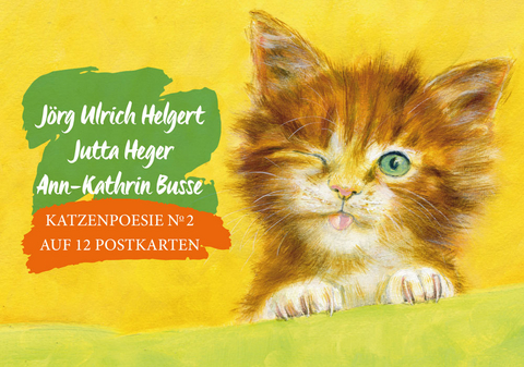 Katzenpoesie №2 auf 12 Postkarten - 