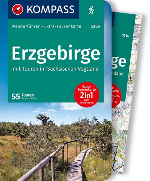 KOMPASS Wanderführer 5266 Erzgebirge - Sven Hähle