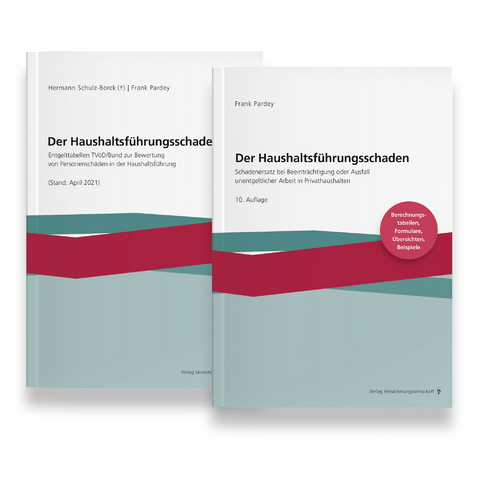 Der Haushaltsführungsschaden - Kombipaket - Hermann Schulz-Borck, Frank Pardey