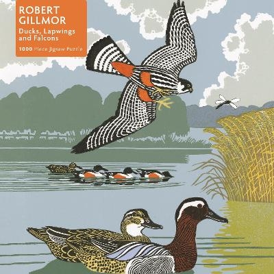 Adult Jigsaw Puzzle Robert Gillmor: Ducks, Falcons and Lapwings - 