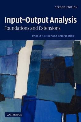 Input-Output Analysis - US National Academy of Sciences) Blair Peter D. (Executive Director,  Ronald E. (University of Pennsylvania) Miller