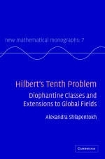 Hilbert's Tenth Problem -  Alexandra Shlapentokh