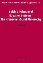 Solving Polynomial Equation Systems I -  Teo Mora