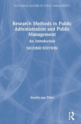 Research Methods in Public Administration and Public Management - Van Thiel, Sandra