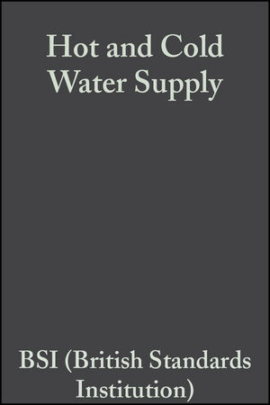 Hot and Cold Water Supply - Robert H. Garrett