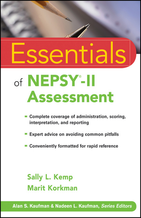 Essentials of NEPSY-II Assessment - Sally L. Kemp, Marit Korkman