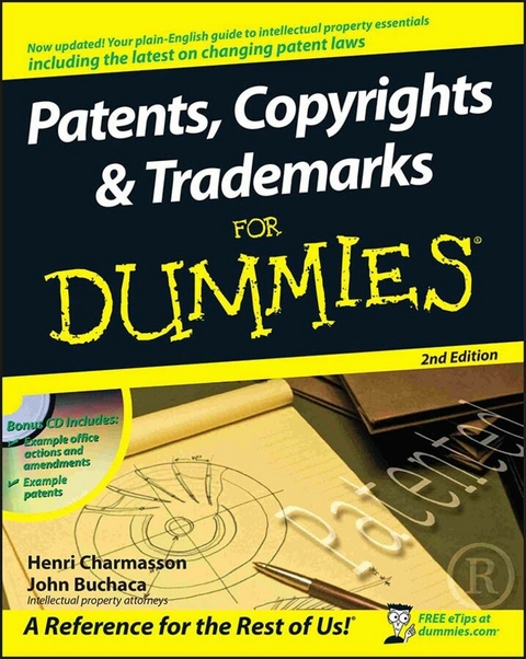 Patents, Copyrights and Trademarks For Dummies - Henri J. A. Charmasson, John Buchaca