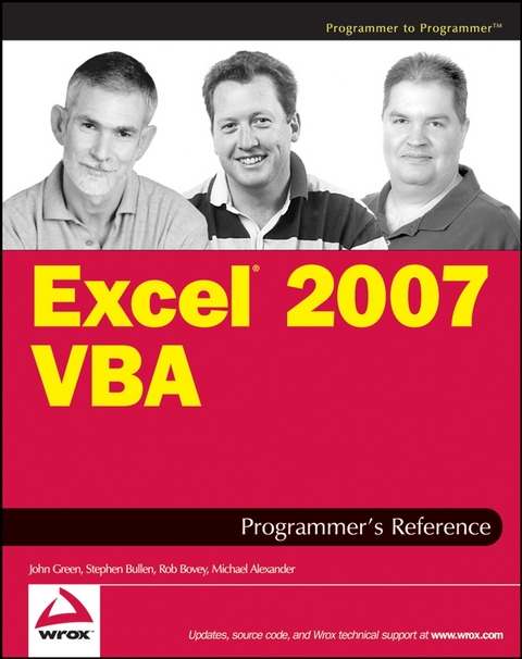 Excel 2007 VBA Programmer's Reference -  Michael Alexander,  Rob Bovey,  Stephen Bullen,  John Green