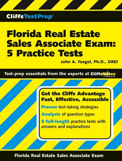 CliffsTestPrep Florida Real Estate Sales Associate Exam -  John A. Yoegel