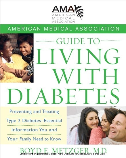 American Medical Association Guide to Living with Diabetes -  MD Boyd E. Metzger