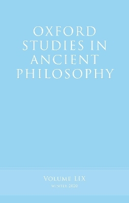 Oxford Studies in Ancient Philosophy, Volume 59 - 