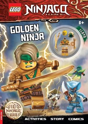 LEGO® NINJAGO®: Golden Ninja Activity Book (with Lloyd minifigure) -  LEGO®,  Buster Books