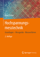 Hochspannungsmesstechnik - Schon, Klaus