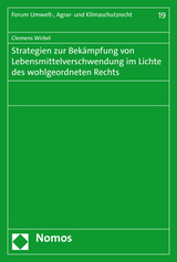 Strategien zur Bekämpfung von Lebensmittelverschwendung im Lichte des wohlgeordneten Rechts - Clemens Wirbel