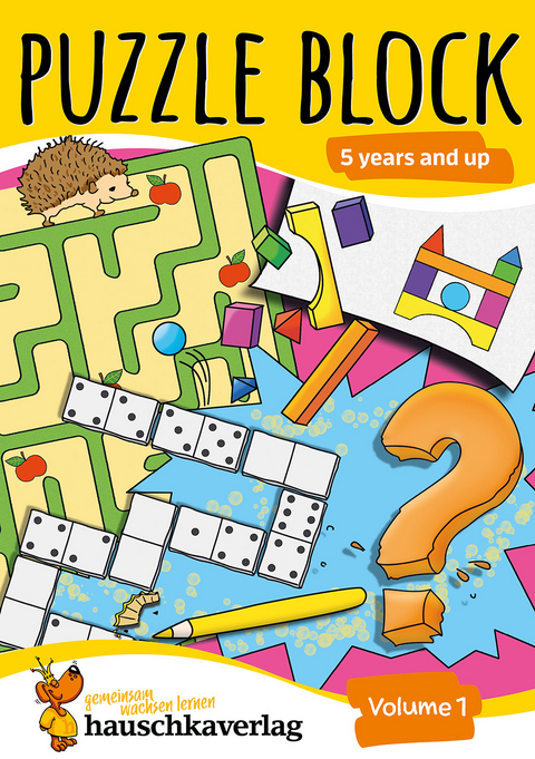 Puzzle Activity Book from 5 Years - Volume 1: Colourful Preschool Activity Books with Puzzle Fun - Labyrinth, Sudoku, Search and Find Books for Children, Promotes Concentration & Logical Thinking - Ulrike Maier