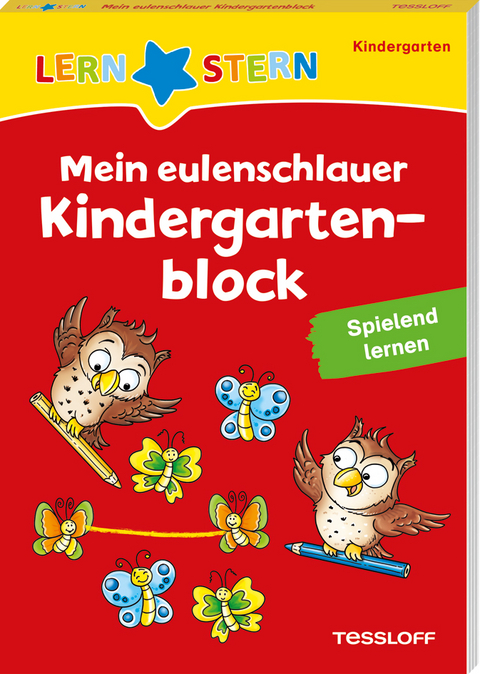 LERNSTERN. Mein eulenschlauer Kindergartenblock. Spielend lernen - Julia Meyer