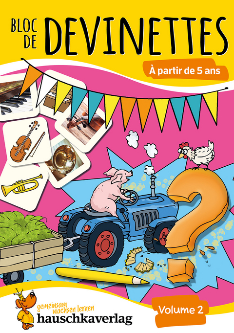 Bloc de casse-têtes et livre activite 5 ans - Tome 2 : Des énigmes colorées pour la maternelle - cahier activite 5 ans labyrinthe, sudoku, etc pour stimuler la concentration et la pensée logique - Ulrike Maier