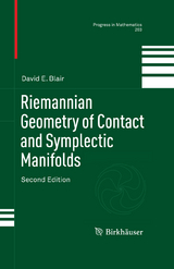 Riemannian Geometry of Contact and Symplectic Manifolds - David E. Blair