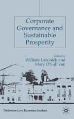 Corporate Governance and Sustainable Prosperity - 