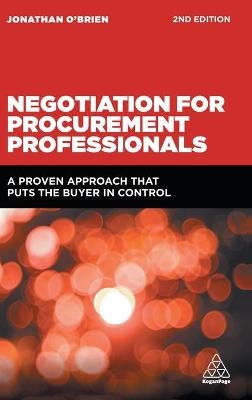 Negotiation for Procurement Professionals - Jonathan O'Brien