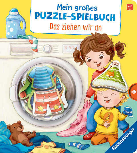 Mein großes Puzzle-Spielbuch: Das ziehen wir an -  Bookella