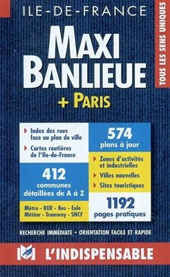 Maxi banlieue et Paris, B24 -  PLANS INDICATEURS