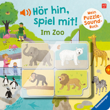 Hör hin, spiel mit! Mein Puzzle-Soundbuch: Im Zoo - Sandra Grimm