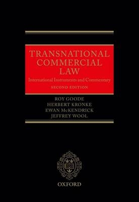 Transnational Commercial Law -  Roy Goode,  Herbert Kronke,  Ewan McKendrick,  Jeffrey Wool