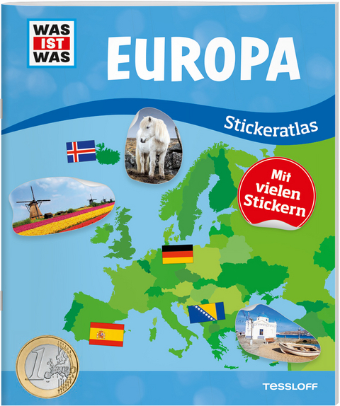 WAS IST WAS Stickeratlas Europa - Lisa Hebler, Christina Braun