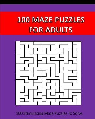 100 Maze Puzzles For Adults - Puzzle Time Studio