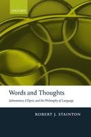 Words and Thoughts -  Robert Stainton