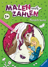 Ravensburger Malen nach Zahlen ab 7 Jahren Pferdeträume - 48 Motive - Malheft für Kinder - Nummerierte Ausmalfelder