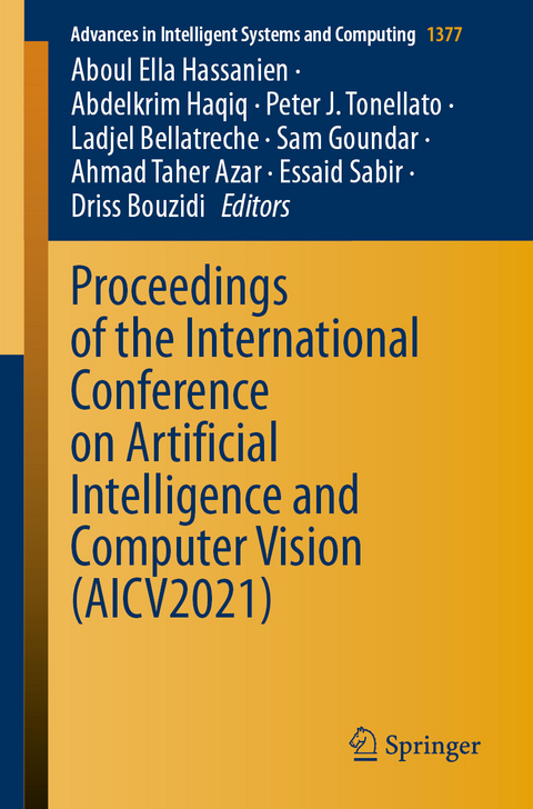 Proceedings of the International Conference on Artificial Intelligence and Computer Vision (AICV2021) - 