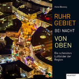 Ruhrgebiet bei Nacht von oben