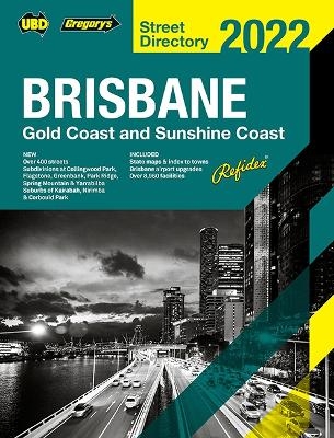 Brisbane Refidex Street Directory 2022 66th ed -  UBD Gregory's