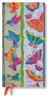 2022 Hummingbirds & Flutterbyes, Slim, (Week at a Time) Diary - 