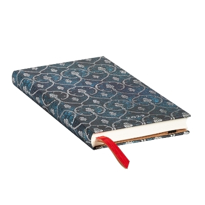 Blue Velvet Slim Horizontal 12-month Dayplanner 2022 (Elastic Band Closure) -  Paperblanks