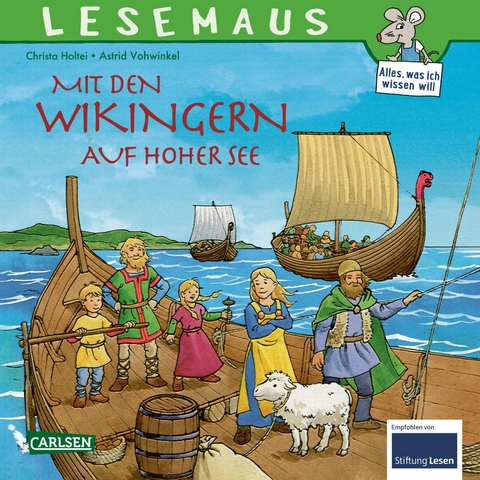 LESEMAUS 148: Mit den Wikingern auf hoher See - Christa Holtei