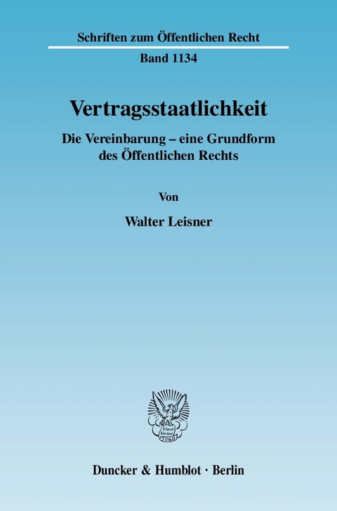 Vertragsstaatlichkeit. -  Walter Leisner