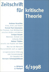 Zeitschrift für kritische Theorie / Zeitschrift für kritische Theorie, Heft 6 - Schweppenhäuser, Gerhard; Bock, Wolfgang; Kramer, Sven