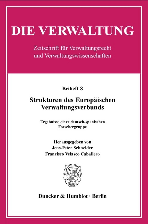 Strukturen des Europäischen Verwaltungsverbunds. - 