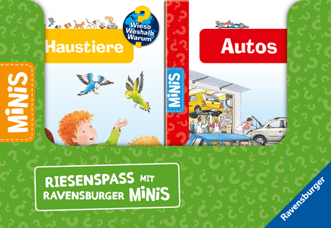 Verkaufs-Kassette "Ravensburger Minis 8 - Wieso? Weshalb? Warum?"