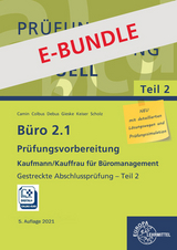 Bundle aus Büro 2.1, Abschlussprüfung Teil 2 und Prüfungsdoc-Kurs - Britta Camin, Gerhard Colbus, Martin Debus, Anita Gieske, Annika Scholz