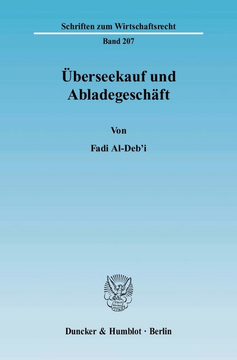 Überseekauf und Abladegeschäft. -  Fadi Al-Deb'i