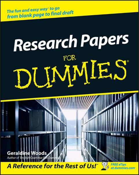 Research Papers For Dummies - Geraldine Woods