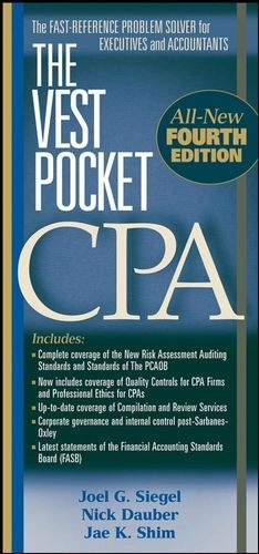 The Vest Pocket CPA - Joel G. Siegel, Nick A. Dauber, Jae K. Shim