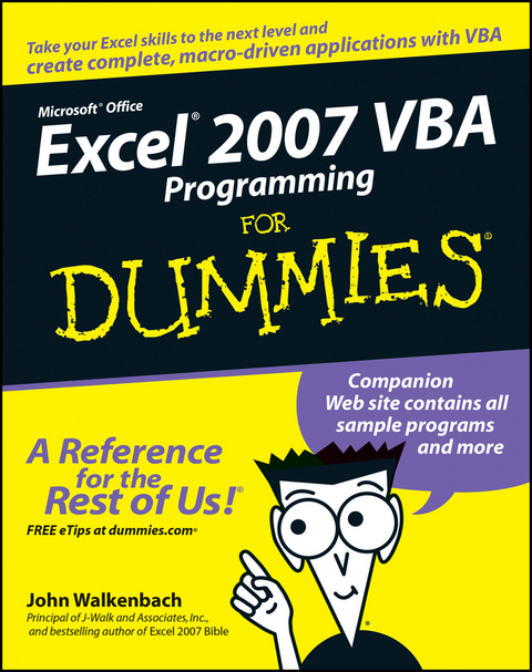 Excel 2007 VBA Programming For Dummies -  John Walkenbach