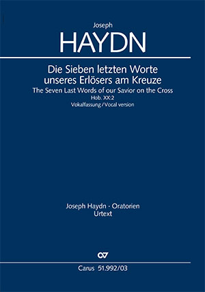 Die sieben letzten Worte unseres Erlösers am Kreuze (Vokalfassung - Klavierauszug) - Joseph Haydn